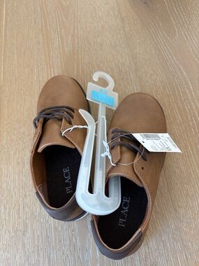 The Children's Place Brown Lace-Up Kids Dress Shoes